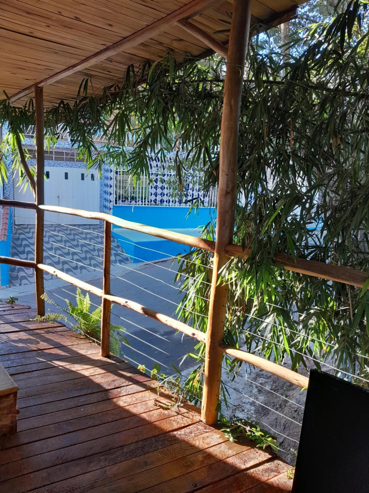 Апартаменты Chale Bambu3 Кунья Экстерьер фото