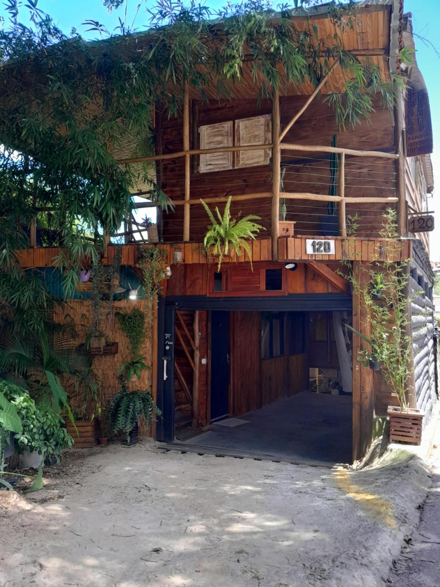 Апартаменты Chale Bambu3 Кунья Экстерьер фото